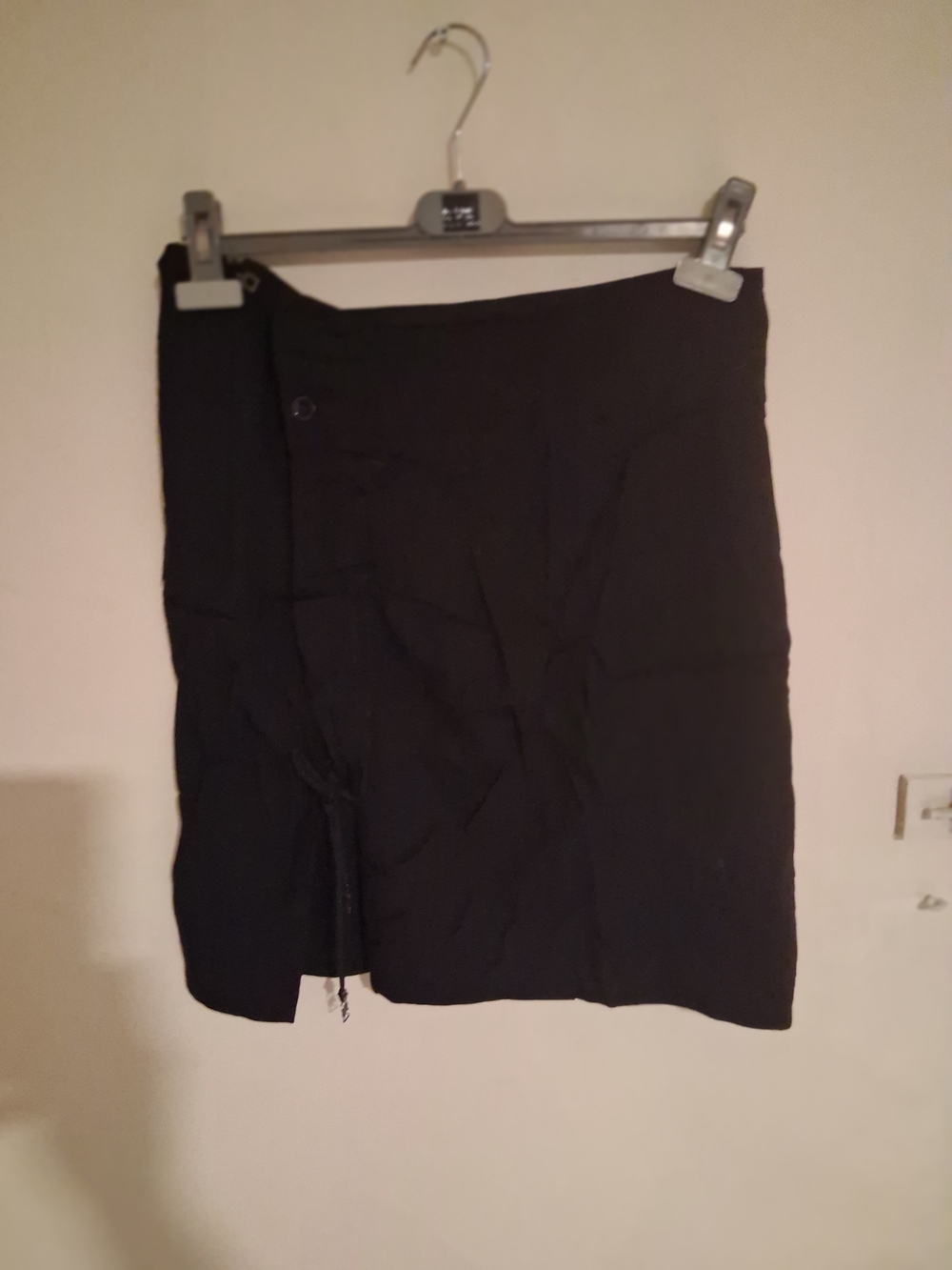 Marithe Francois Girbaud Black Mini Skirt